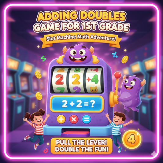 Adding doubles game for 1st grade slot machine game