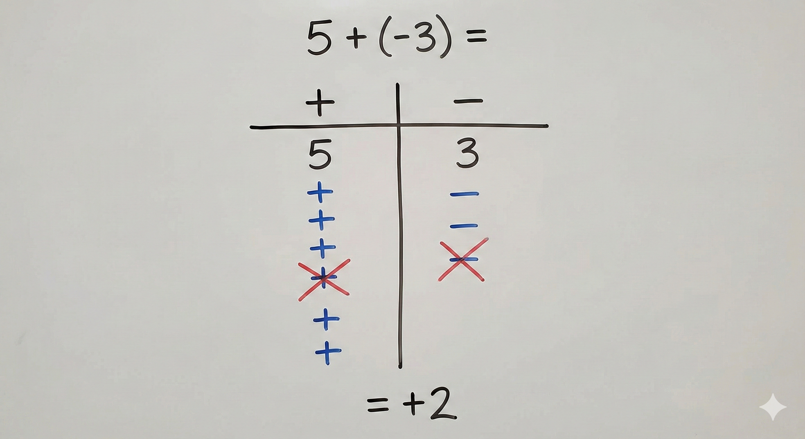 Adding integers using T Chart – KidsMathTV