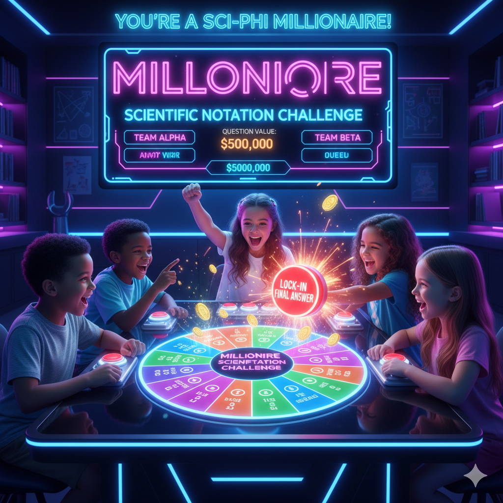 Scientific notation game for 5th grade millionaire games