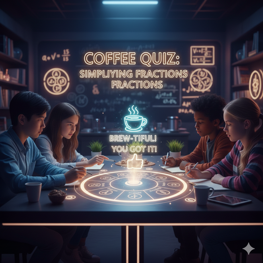 Simplifying fractions game for 5th grade coffee quiz